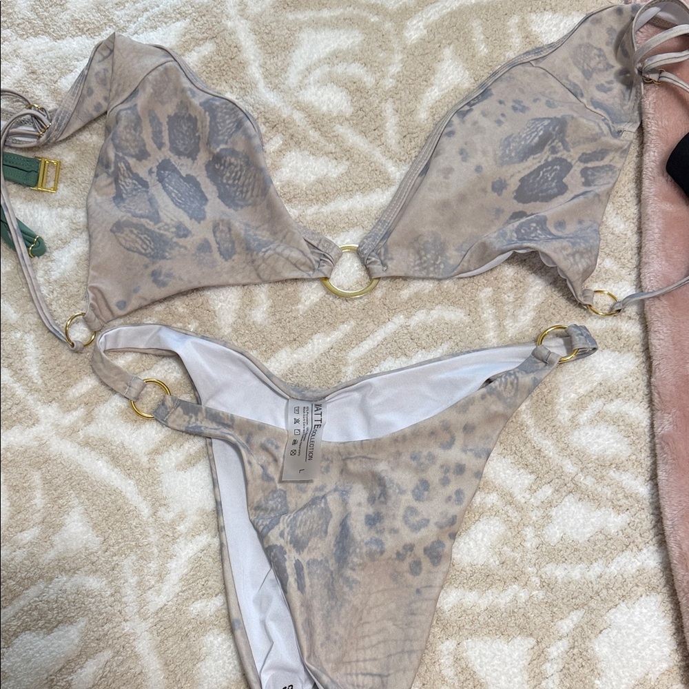 Leopard Print Bikini Set